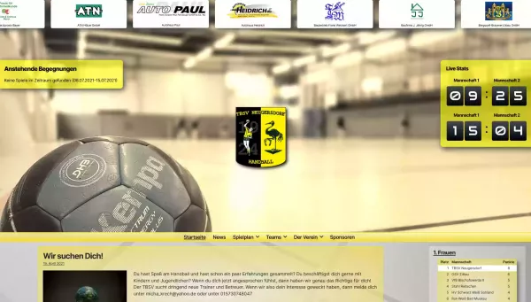 SEO Bautzen, Internetagentur, Webdesign handball