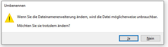 Dateinamenerweiterung aktivieren im Windows – Online gefunden werden, Webseiten bauen, Agentur für Webdesign