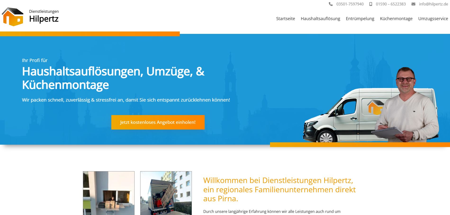 Wir sagen Danke! – Responsive Design, SEO Sachsen