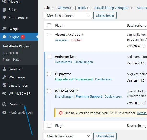 WordPress umziehen: zwei schnelle Wege – Webdesign Oberlausitz, SEO Sachsen, Google Optimierung