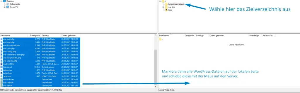 WordPress umziehen: zwei schnelle Wege – Webdesign Oberlausitz