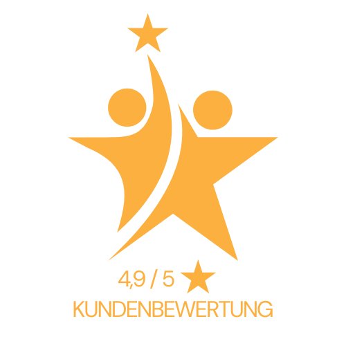 4.9 von 5 Sternen - Unsere Kundenzufriedenheit spricht für sich!