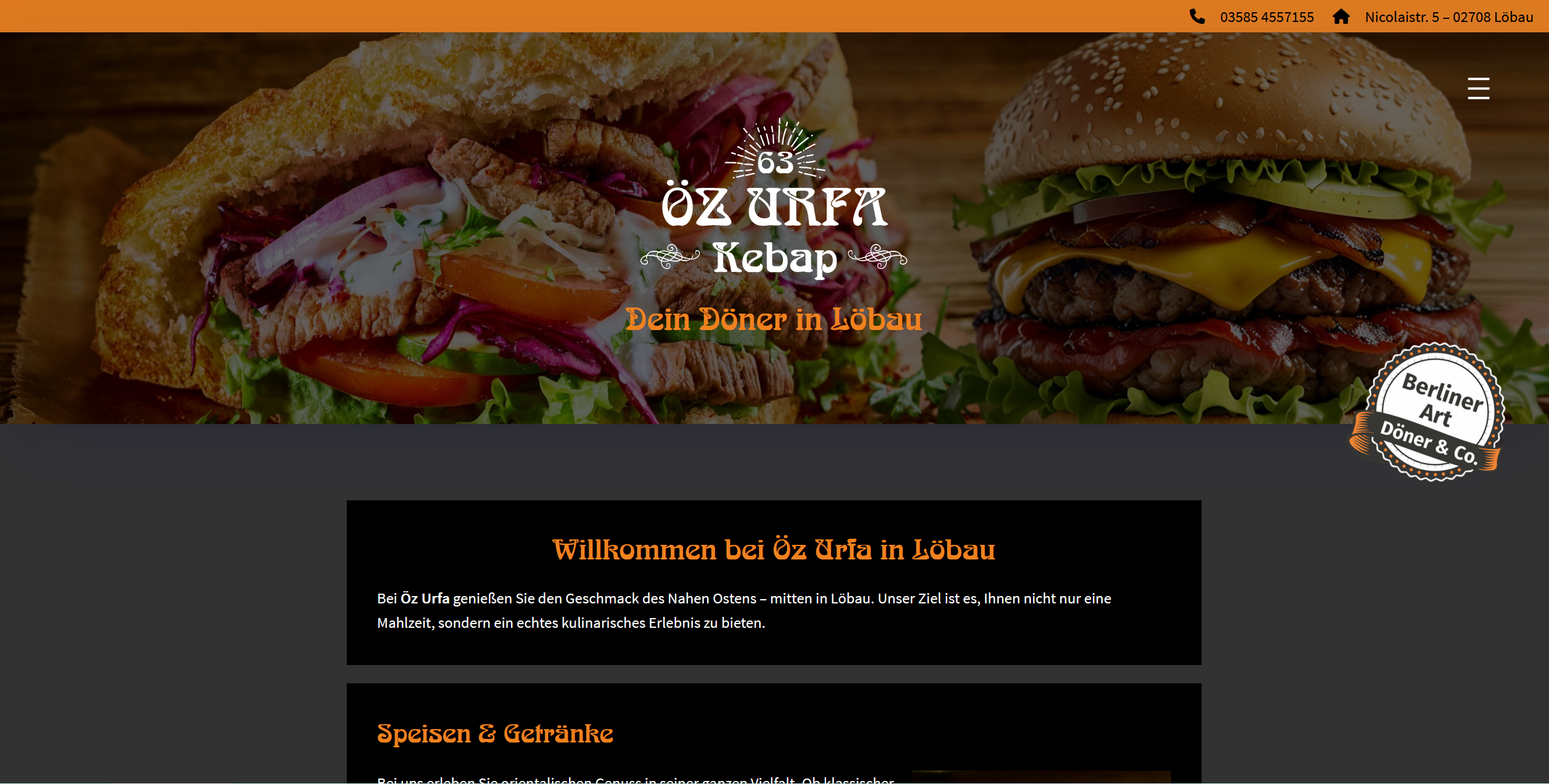 Webseite innerhalb von 24 Stunden – Öz Urfa