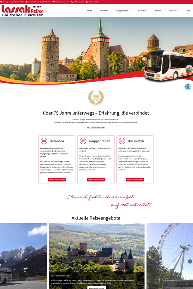 Webdesign Waltersdorf - Referenz: Lassak