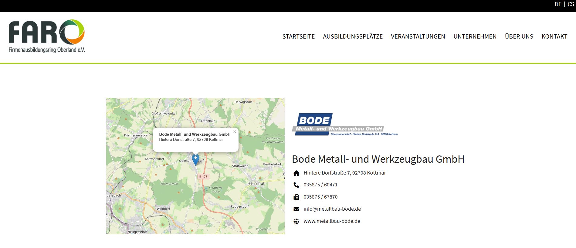 Profil Firmenausbildungsring Oberland Neugersdorf